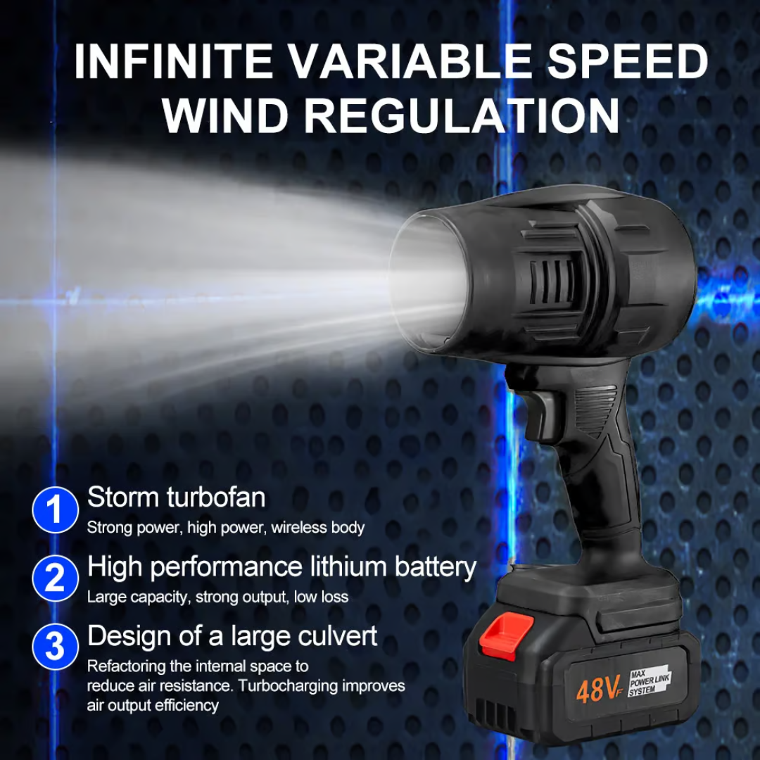 Turbo Jet Blower, Cordless Turbo Super Power Air Duster